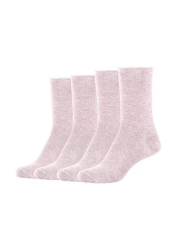 s.Oliver Socken silky touch (4-Paar) mit elastischem Bund