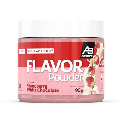 All Stars FLAVOR POWDER Erdbeere Weiße Schokolade 90g