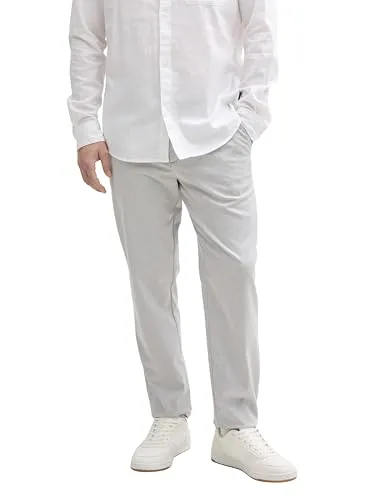 Tom Tailor TTJOSH Regular Jeans, Used Dark Stone Black Denim, 30/32 - Wanderhosen aus pflegeleichter Polyester-Baumwolle mit Stretch-Anteil, ideal für aktive Outdoor-Abenteuer und bequemes Tragen.