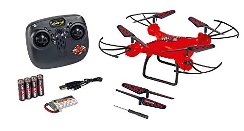 Carson 507159 X4 Quadcopter Dragon 330 - 100% RTF rot - RC-Modelle mit automatischer Start- und Landefunktion, ideal für Einsteiger und Fortgeschrittene. Genießen Sie eine Flugzeit von ca. 30 Minuten und kinderleichtes Handling!
