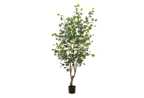 Kunstpflanze Eucalyptus - Blauwe Gomboom 140 cm - Stimmungsvolle Kunstpflanze aus den Niederlanden, ideal für kreative Dekorationen. Pflegeleicht und langlebig für jedes Wohnambiente.