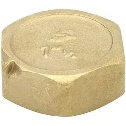 Kappe Endkappe Verschlusskappe 1 1/2' Zoll Dn40 Messing Fitting