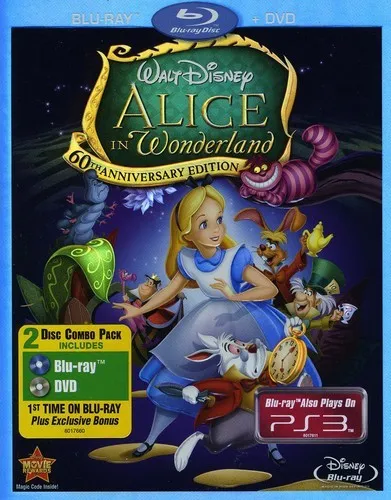Alice in Wonderland [New Blu-ray] With DVD, Anniversary Ed, Dolby, Dubbed, O-C