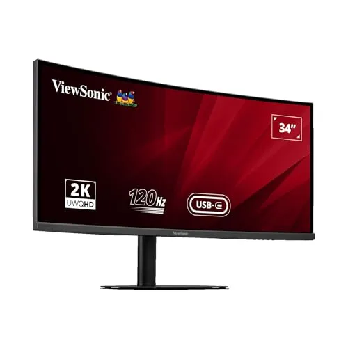 ViewSonic VA3420C - UWQHD Curved Monitor mit 120Hz - 34