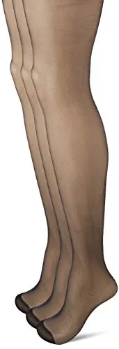 DIM Sublim Voile Brillant Strumpfhose x3 | Transparent | Natürlicher Glanzeffekt | Strapazierfähig und elegant | Verschiedene Farben Schwarz S