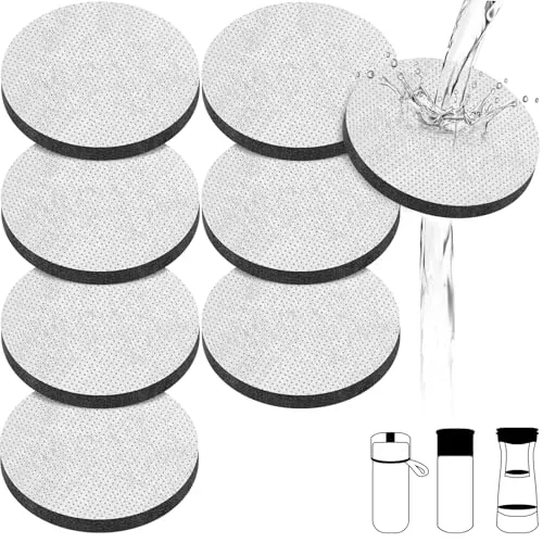 Stück Wasserfilter MicroDisc für Brita Wasserfilter Flasche Wasserfilterscheiben für Brita Fill & Go Wasserfilterflaschen Karaffen Reduziert Chlor, Mikropartikel, Bakterien, Micro Disc Wasserfilters 8