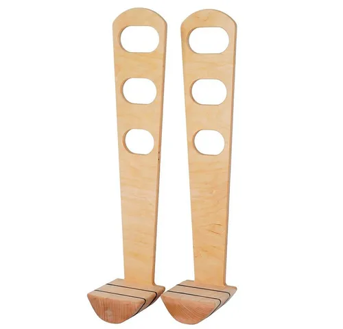 pedalo® Kiddy-Stelzen – Mitwachsende Holzstelzen für Kinder - Robuste Holzstelzen für Einsteiger, belastbar bis 80 kg. Mit Antirutsch-Gummiringen für sicheren Stand und Anpassung an das natürliche Gangbild. Ideal für kreative Bewegungsförderung.