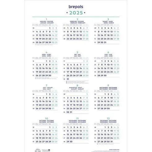 Brepols Wandplaner 2026
