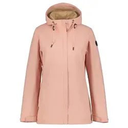 ICEPEAK Damen Jacke ADENAU - Wasserdicht und Atmungsaktiv - Funktionsjacke mit 5.000 mm Wassersäule, ideal für aktive und entspannte Outdoor-Aktivitäten. Feste Kapuze, verstellbare Ärmelbündchen und winddicht für optimalen Schutz.