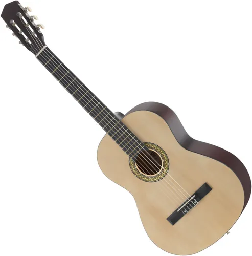 Classic Cantabile Acoustic Series AS-851-L Klassikgitarre für Linkshänder - Gitarren - Ideal für Einsteiger, speziell für Linkshänder, mit hochwertigem Lindenholz-Korpus und Blackwood-Griffbrett für besten Klang!