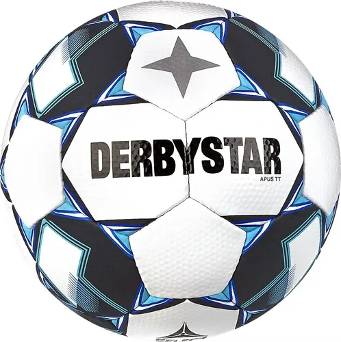 Derbystar Fußball Apus TT v23 Weiß/Blau Größe 5