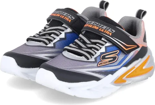 SKECHERS FLEX-GLOW ULTRA Kinder Sneaker, Gr. 30, bunt in silber von Skechers