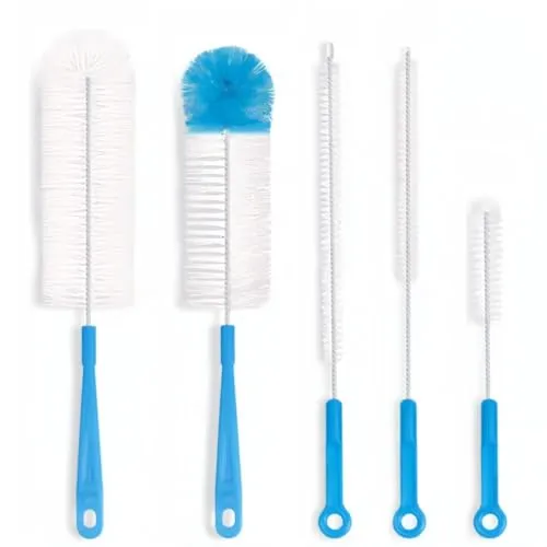 Stück Flaschenbürste, Himmelblau Pfeifenreiniger Flaschenbürste Lang Aufhängbar Reinigungsbürste, Strohhalm Bürste Flaschenreiniger Reinigungsbürsten für Wasserflaschen Gläser Milchflaschen 5
