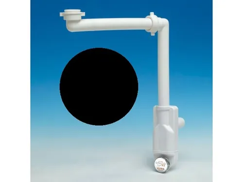 LIRA A827426 Siphon für Waschbecken, Schwarz von LIRA