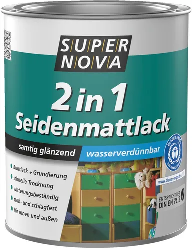 Super Nova 2 in 1 Seidenmattlack 750 ml