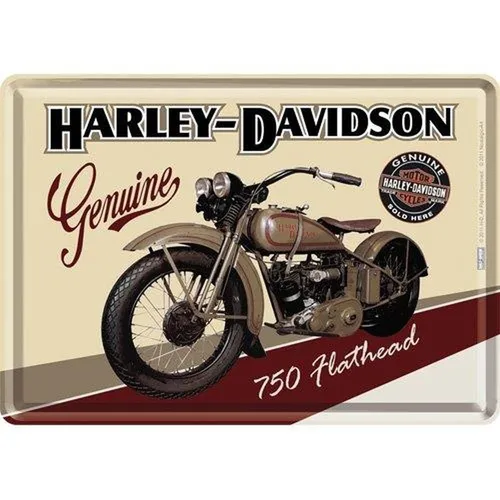 Nostalgic-Art - Mini-Blechschild Metallschild Postkarte - Harley-Davidson #2