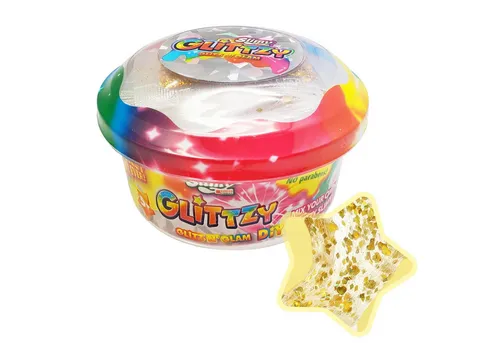 Slimy® Knete Glittzy DIY (1-tlg), Glitzerschleim zum Selbermischen