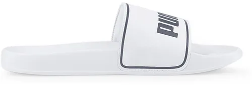 PUMA Herren Sandalen Leadcat 2.0 - Badeschuhe mit gepolstertem Lederriemen und geformtem Fußbett für höchsten Komfort. Ideal für entspannte Tage zu Hause oder am Pool, bietet diese Sandale Stil und Sicherheit auf nassen Oberflächen.