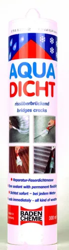 Baden Chemie Dichtstoff Aqua Dicht Kartusche 300ml, Synthesekautschuk