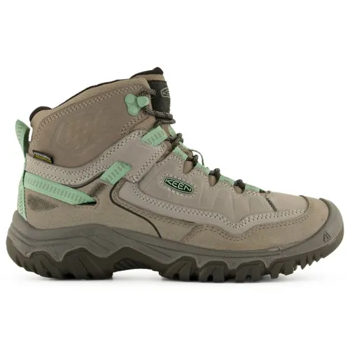 Keen Targhee IV MID WP Damen Outdoorschuh grau 37 EU - Wanderschuhe mit atmungsaktiver KEEN.DRY Membran, ideal für Outdoor-Abenteuer und schützende knöchelhohe Passform.