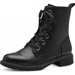 Jana Damen Stiefeletten zum Schnüren mit Reißverschluss Vegan, Schwarz (Schwarz), 40 EU - Wanderschuhe in trendigem Design, ideal für breite Füße und 100% vegan. Perfekt für jeden Anlass – kombinieren Sie Stil und Komfort!