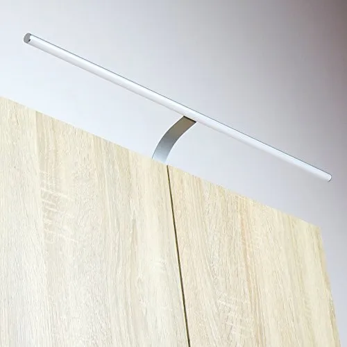 LED Kleiderschrankleuchte 600mm - 3er Set warmweiß - Unterschrank Beleuchtung mit starker Lichtausbeute und dimmbaren Schaltmöglichkeiten. Plug & Play Set inkl. Netzteil und Fußschalter.