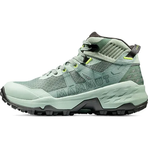 Mammut Sertig II Mid GTX Women jade-dark jade (40240) - Laufschuhe für Damen, atmungsaktiv und wasserdicht dank GORE-TEX Membran, ideal für Wandern und Alltag mit exzellenter Dämpfung und optimalem Grip.