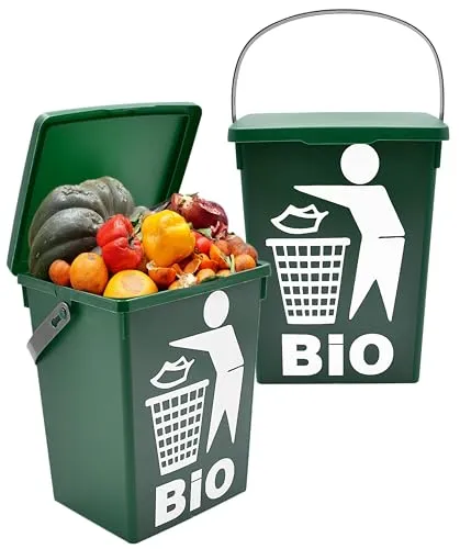 2er Set Bio Mülleimer 5L