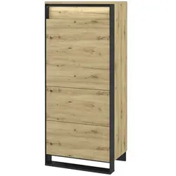Highboard Borba , holzfarben , Maße (cm): B: 60 H: 140 T: 41.0