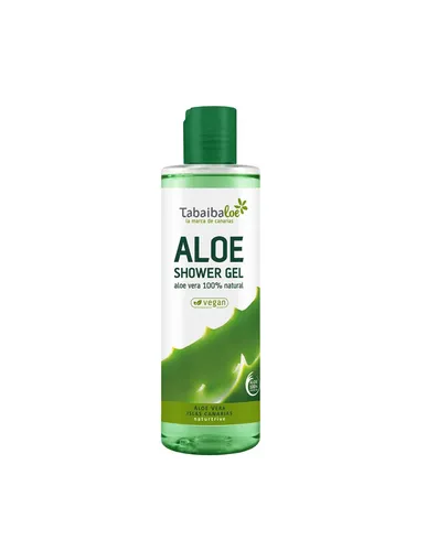 Aloe Vera Duschgel - 250 ml - Tabaibaloe - Duschgel mit natürlicher Aloe Vera, pflegt die Haut und sorgt für ein erfrischendes Duscherlebnis, direkt von den Kanarischen Inseln.