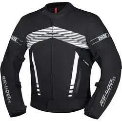 IXS RS-400-ST 3.0 Motorrad Textiljacke, schwarz-weiss, Größe S