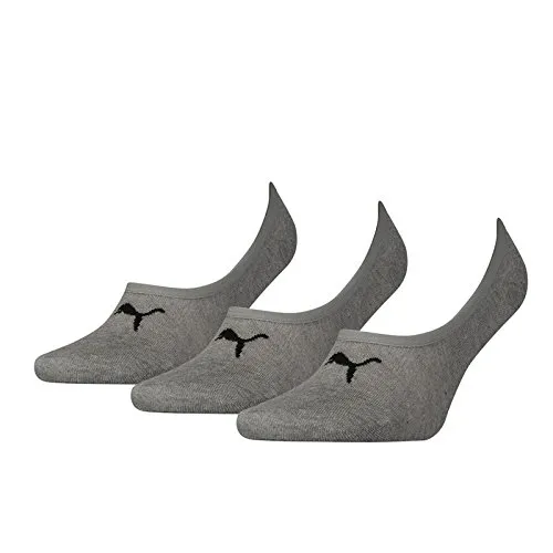 Puma Footie Socke Middle Grey Melange 46