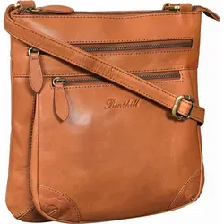 Benthill Umhängetasche Damen aus hochwertigem Rindsleder - Vintage Braun - Elegante Umhängetasche aus robustem Rindsleder im Vintage-Look. Viel Platz für Ihre Essentials und ideal für den Alltag. Perfekt als Geschenk für besondere Anlässe.