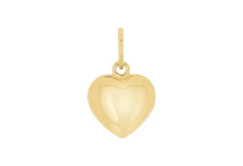 Amor Motivanhänger Damen Anhänger, 1,4 cm, Gold, Herz - Ketten für Damen – Romantischer 1,4 cm Herzanhänger aus hochwertigem 585 Gold, perfekt für besondere Anlässe und kommt in einer eleganten Schmuck Geschenk Box.