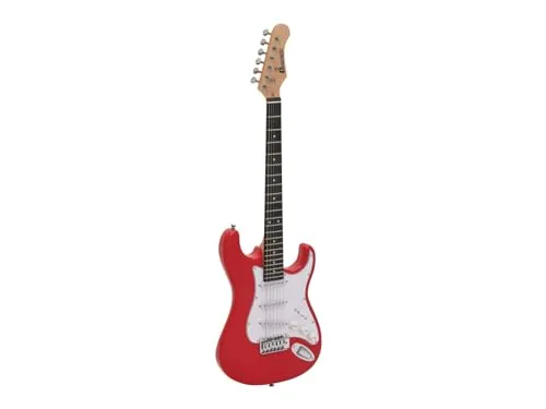 DIMAVERY J-400 Electric Guitar ST, rot, 3/4