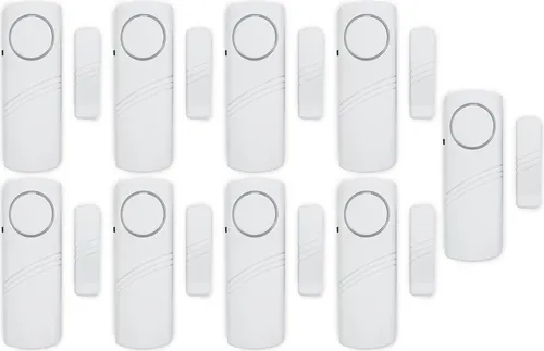 bis 36 Stück Türalarm Fensteralarm Alarmanlage Sirene Alarm Einbruchschutz passend für Fenster Tür 9 Stück 1