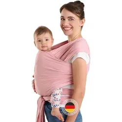 Laleni Tragetuch für Neugeborene - 100% weiche Baumwolle, elastisch bis 16kg - Tragetücher, ideal für Neugeborene, aus 100% weicher Baumwolle, bietet Komfort und Sicherheit bis 16kg, perfekt für eine enge Bindung.