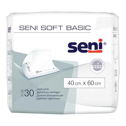 SENI Soft Basic Bettschutzunterlage 40x60 cm 30 St