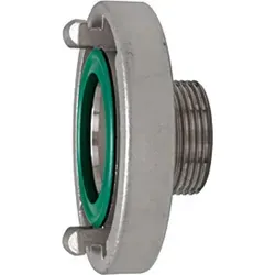 Storz-Festkupplung Edelstahl V4A 52-C - Druckluftzubehör für schnelle und sichere Verbindung von Schlauchleitungen. Hohe Qualität aus V4A, max. Druck 16 bar und Betriebstemperatur von -15 °C bis 200 °C.