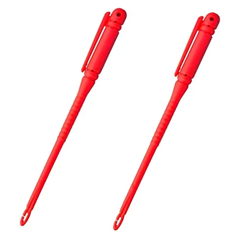 Paladin 2er-Pack Euro-Hakenlöser mit Clip Größe M - ca. 15 cm