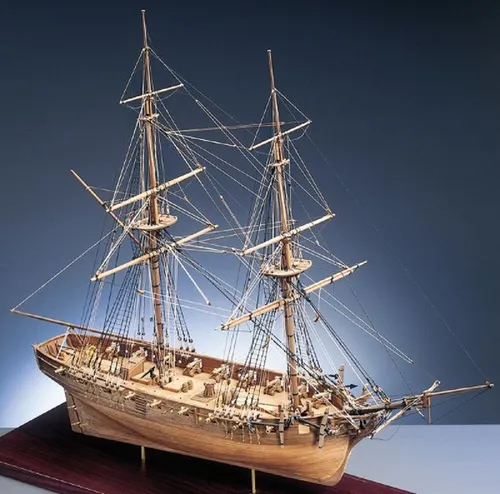 Krick Cruiser HMS Standmodell Holzschiff Baukasten von Krick