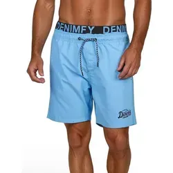 DENIMFY Badehose Herren Lang DFNeo Tunnelzug XL - Herren-Bademode mit doppeltem elastischen Bund und verstellbarem Kordelzug für maximalen Tragekomfort und Bewegungsfreiheit. Ideal für Strand, Pool und aktive Freizeit.