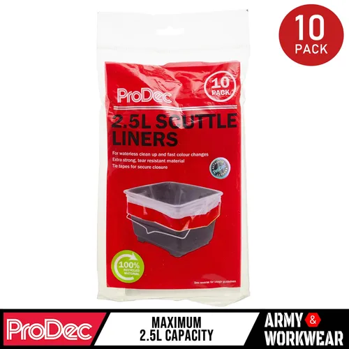 10er Pack ProDec Einweg-Einsätze Für 2,5L Farbeimer Für Malerbedarf Gewerbe