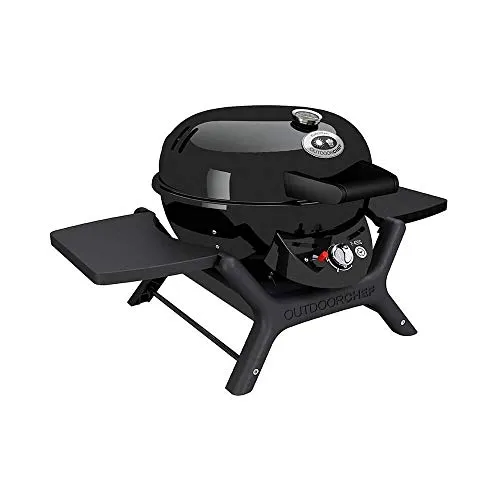 Outdoorchef P-420 G Minichef Grill - Kompakter 1-Brenner-Gasgrill mit EASY FLIP Trichter für vielseitiges Grillen, ideal für kleine Räume und schnelle Montage.