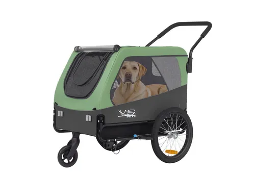 TIGGO Fahrradhundeanhänger Tiggo Pets L – 2-in-1 Hundeanhänger & Jogger - Der TIGGO Pets L vereint Hundeanhänger und Jogger in einem. Ideal für mittelgroße und große Hunde, bietet er hervorragende Stabilität und einfachen Zugang für Ihre Haustiere. Mit praktischem Stauraum und Sicherheitsmerkmalen für unbeschwerte Ausflüge.