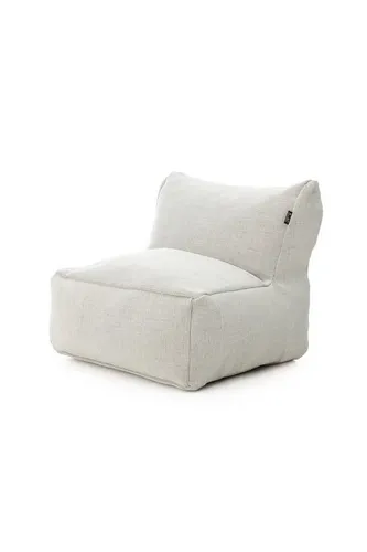 Natur24 Gartenstuhl Dotty Medium Weiß 75x75x70 cm - Moderner Gartensessel für drinnen und draußen, wetterfest und schimmelsicher. Ideal für Pool, Terrasse oder Balkon – für entspannte Stunden im Freien.