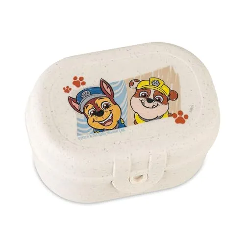 Produktbild Koziol PASCAL MINI GROW PAW PATROL Snackbox | Lunchbox mit Clipverschluss | für Kinder | biozirkulärer Kunststoff, bruchfest, spülmaschinengeeignet | Schule, Kindergarten, Kita (organic moon)