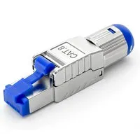 hb-digital Netzwerkstecker CAT8 LAN Stecker PoE Unterstützung vergoldete RJ45 Pins 50u