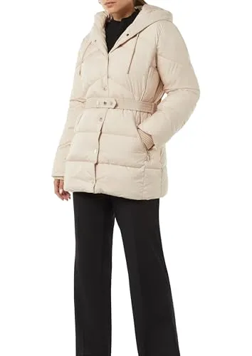 Comma Gesteppte Jacke mit Druckknöpfen - Halblange Funktionsjacke - Funktionsjacke mit Regular Fit, warmer Wattierung und fixierter Kapuze, ideal für kühle Tage. Perfekt für stilvolle Outdoor-Aktivitäten.