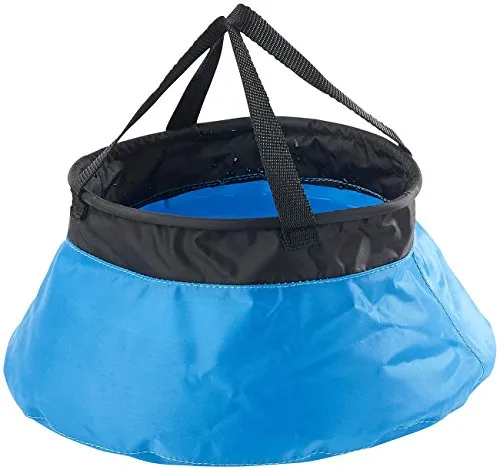 Semptec Urban Survival Technology Falteimer: Faltbarer Eimer für Outdoor und Camping, Nylon, 5 Liter (Camping Spülschüssel, Faltbare Spüleimer, Wasserkanister)